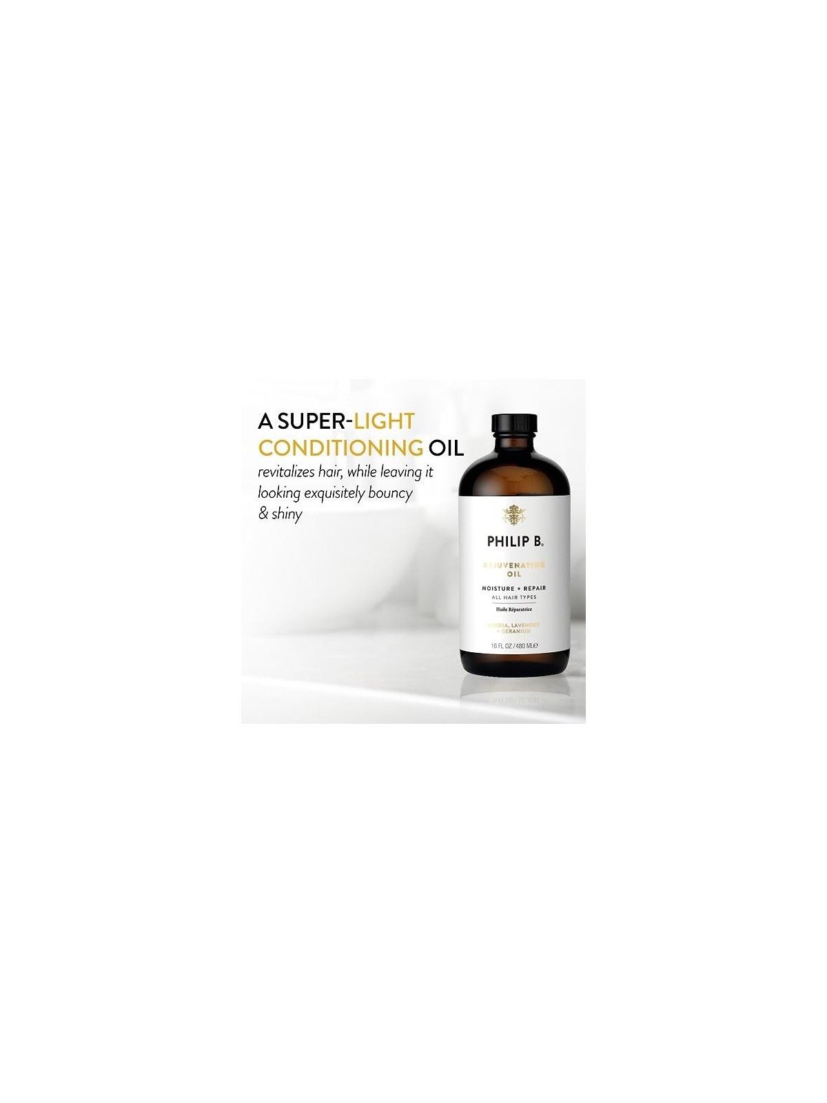 Olio rigenerante capelli e cuoio capelluto 480ml