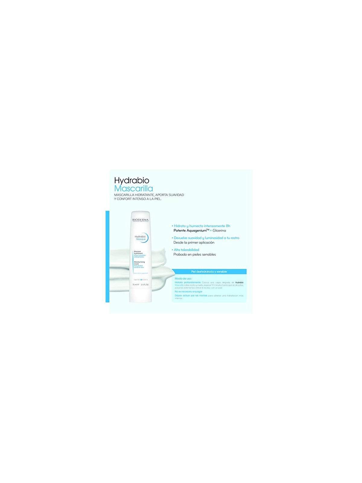 Bioderma Hydrabio Moisturising Mask 75ml