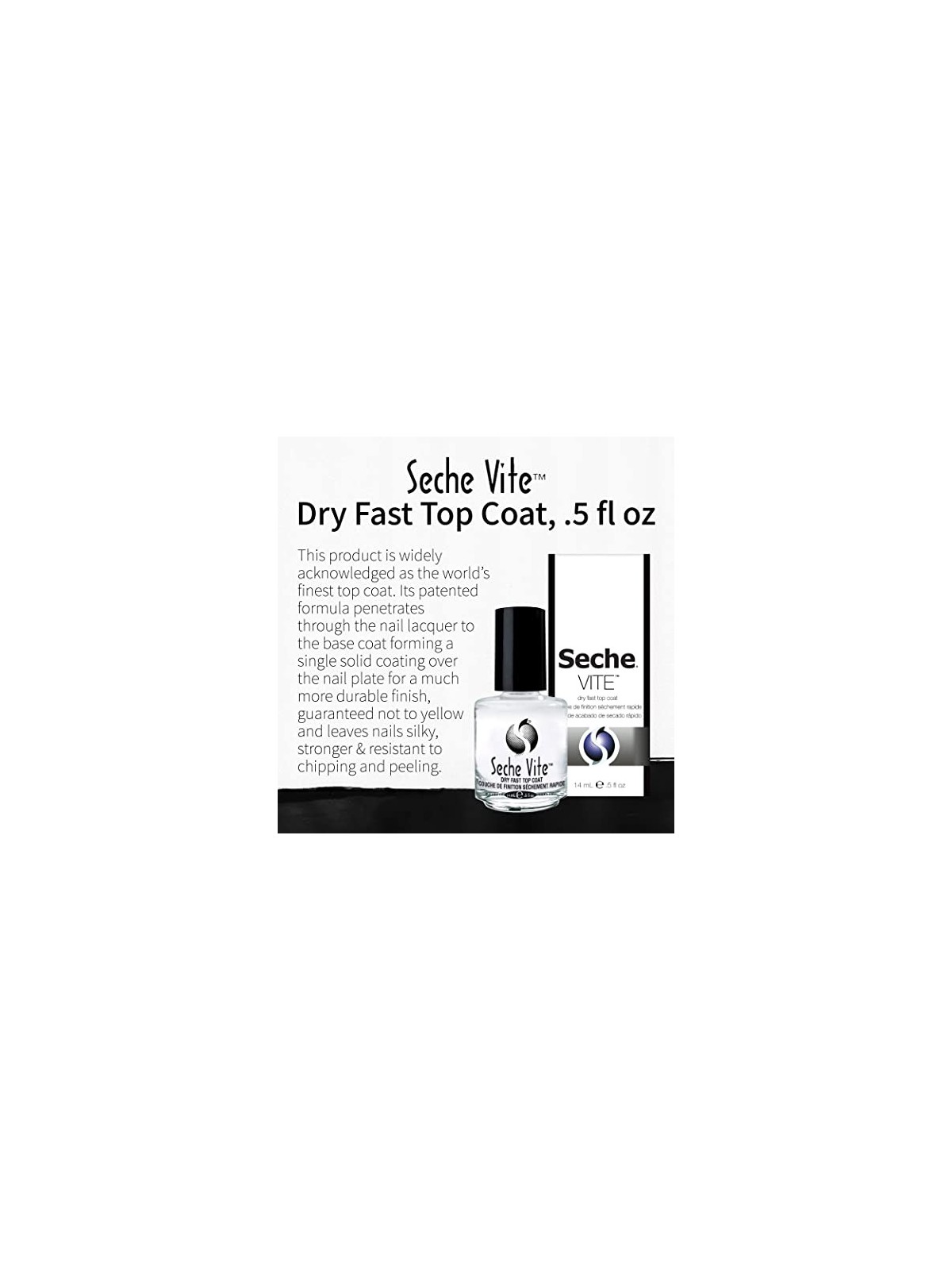 Seche TOP COAT asciugatura rapida 14ml donna Seche www.essenzetotalstyle.com 