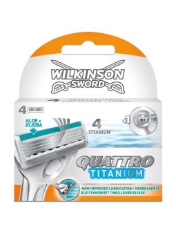 Testine di ricambio Wilkinson Sword Quattro Titanium Sensitive