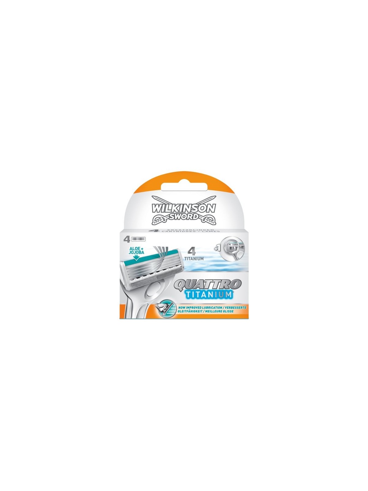 Testine di ricambio Wilkinson Sword Quattro Titanium Sensitive