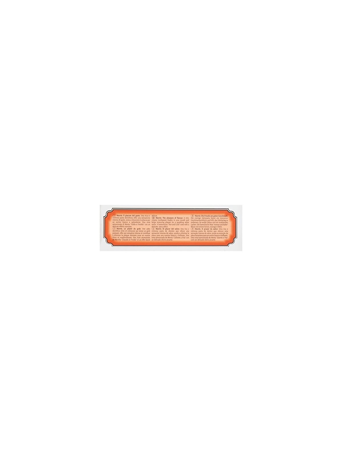 Dentifricio Marvis Zenzero Menta 25ml