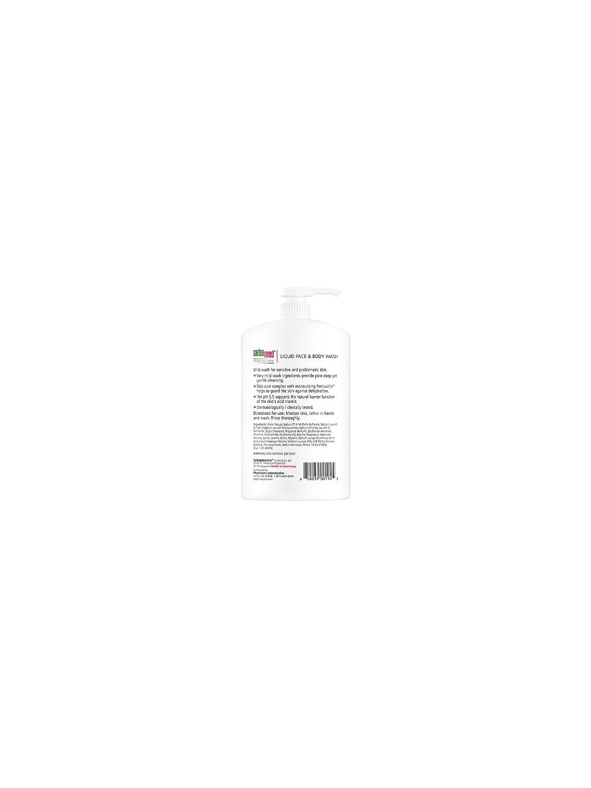Sebamed Detergente liquido classico per viso e corpo donna 1000ml