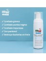 Schiuma detergente antibatterica viso trasparente donna 150ml