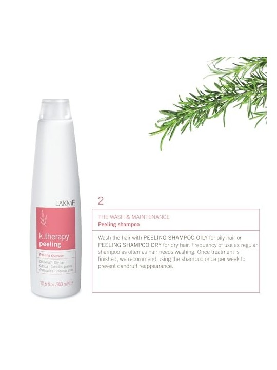 Shampoo Peeling Lakmï¿½ï¿½ K.Therapy Capelli Grassi donna 300ml