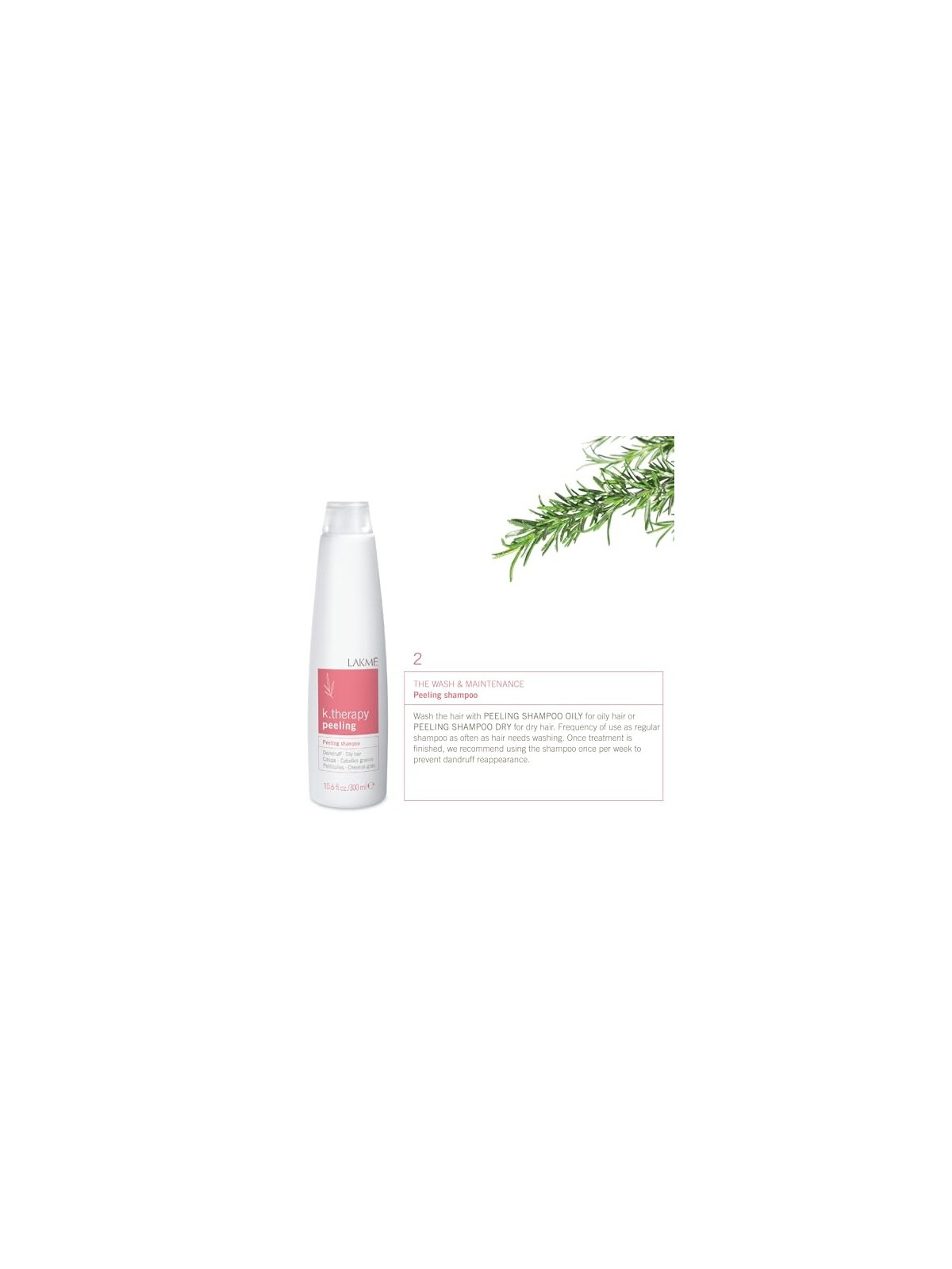 Shampoo Peeling Lakmï¿½ï¿½ K.Therapy Capelli Grassi donna 300ml