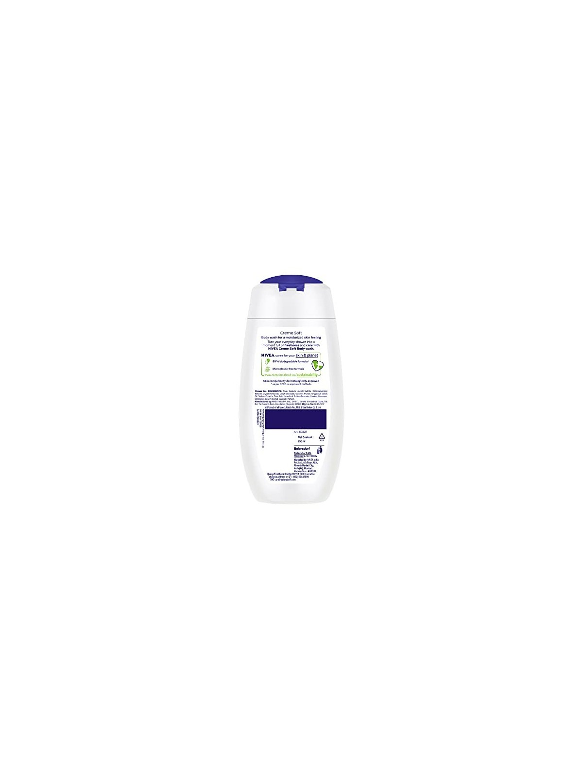 Nivea Gel doccia morbido in crema donna 250ml