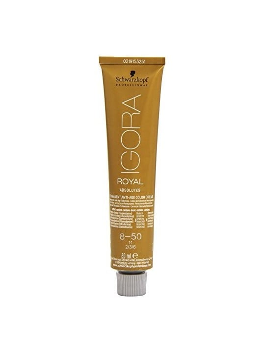 Schwarzkopf Igora Royal Absolutes Permanent Color Creme 60ml 8-50