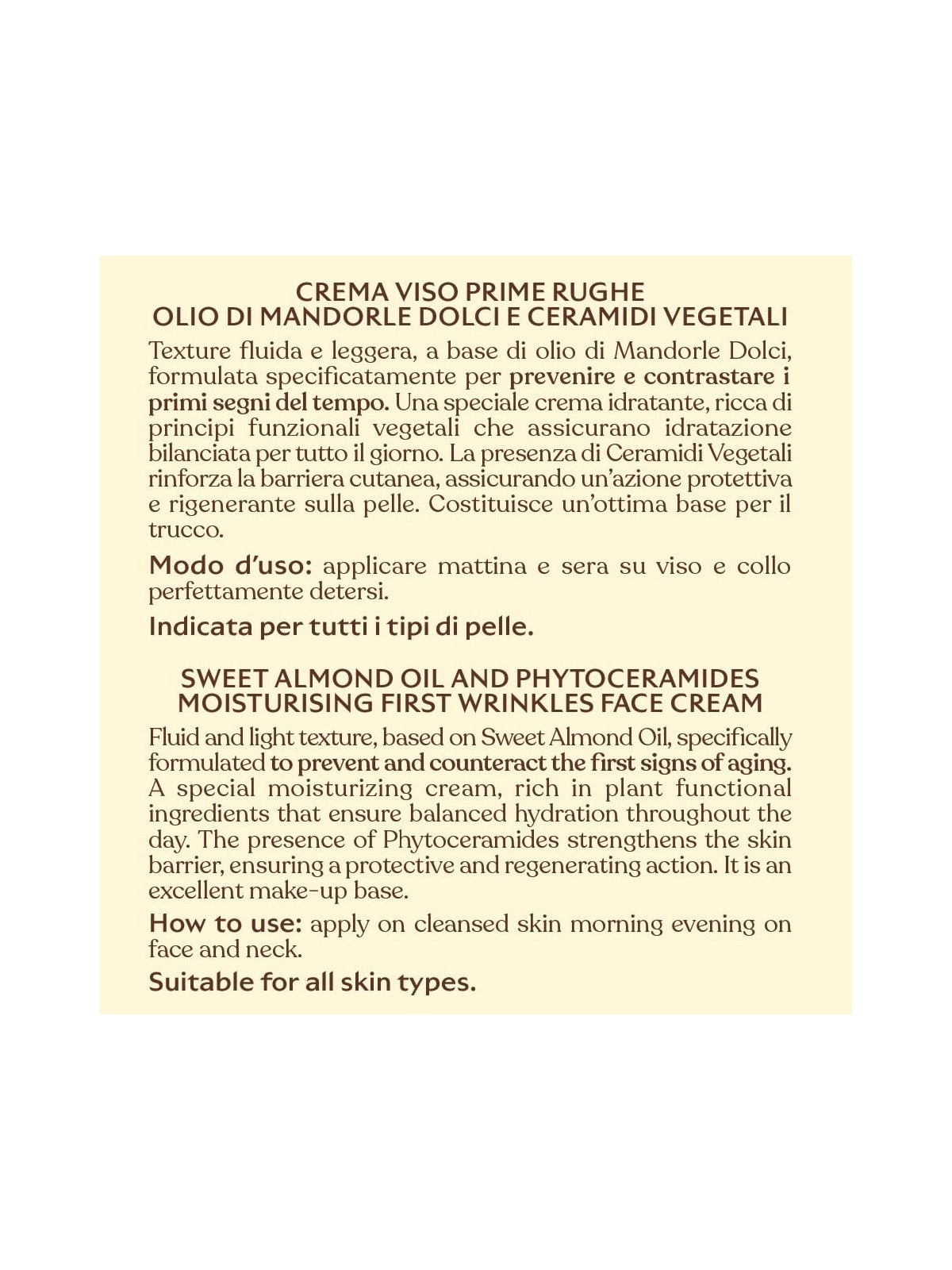 L Erboristica Crema Viso Prime Rughe AllOlio di Mandorle