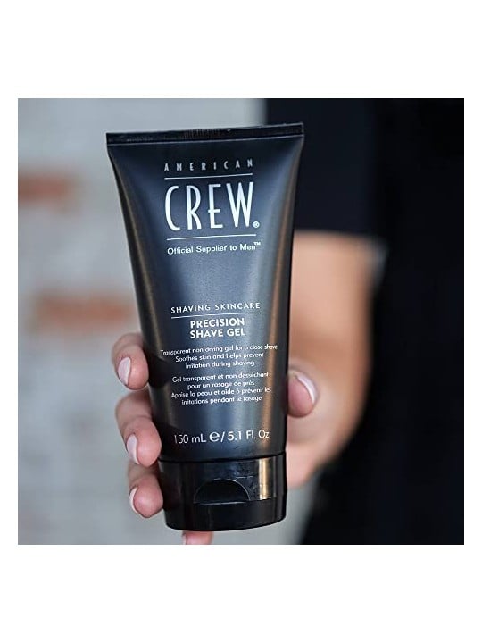 American Crew Gel da barba di precisione per la cura della pelle da barba uomo 150ml