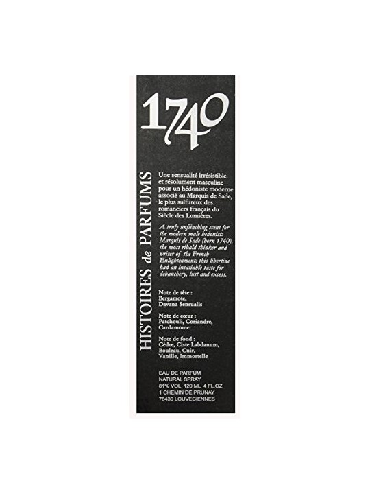 Profumo uomo Histoires de Parfums 1740 Marchese de Sade 120ml