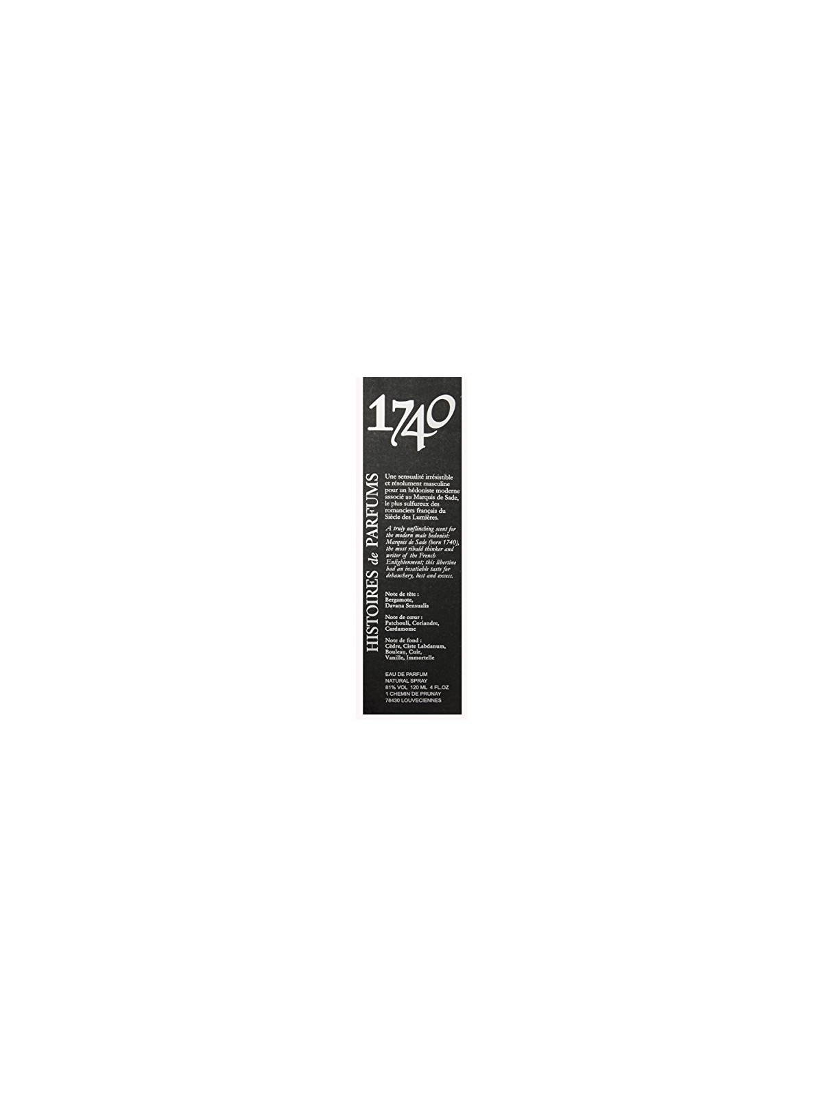 Profumo uomo Histoires de Parfums 1740 Marchese de Sade 120ml
