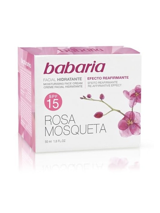 Crema viso rosa mosqueta idratante e rassodante SPF15 50ml