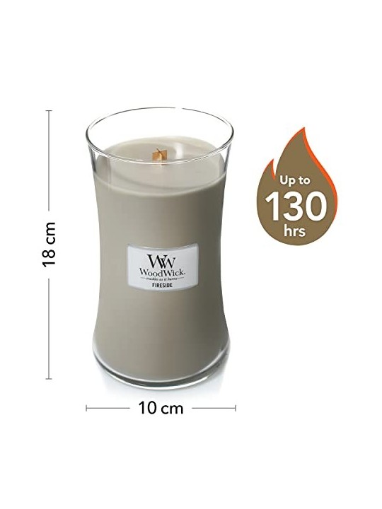 WoodWick Vaso Caminetto Fireside Candela profumata unisex 6095g