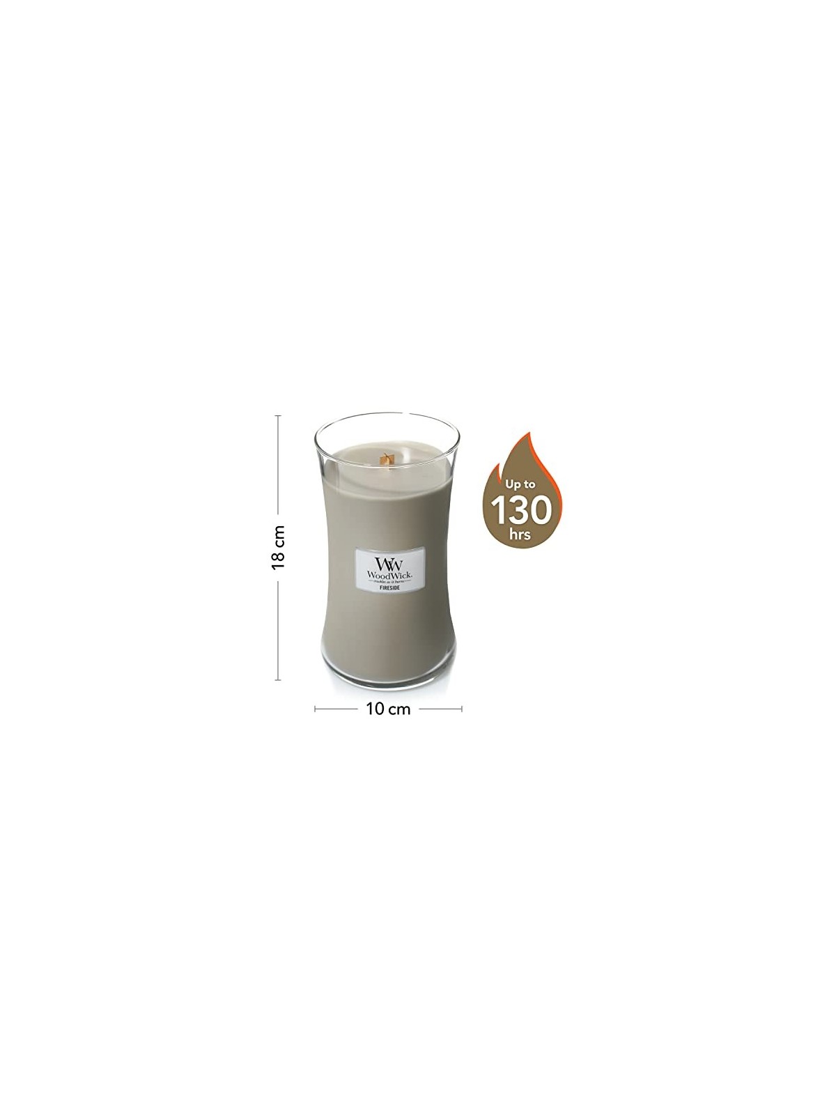 WoodWick Vaso Caminetto Fireside Candela profumata unisex 6095g