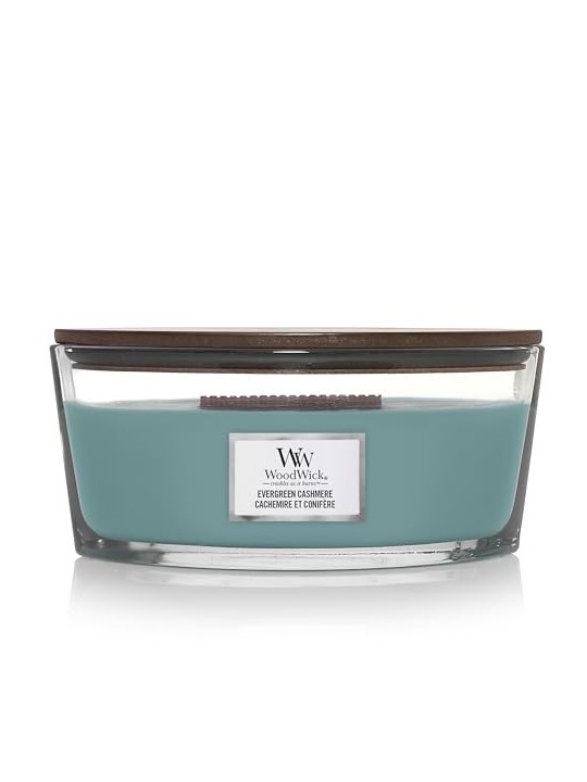 WoodWick Barca di Cashmere Evergreen cashmere evergreen unisex 453g