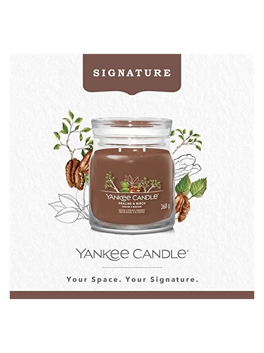Yankee Candle Candela Profumata Unisex Pralina Betulla 368g