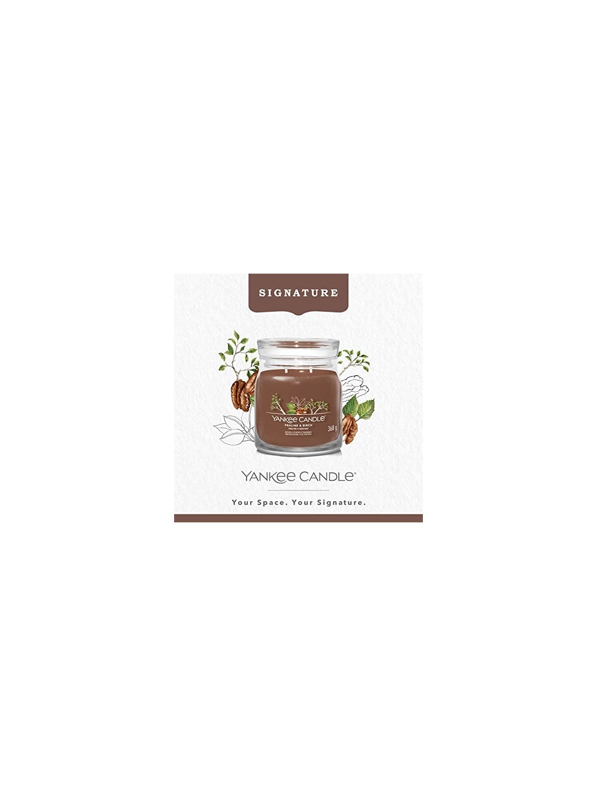 Yankee Candle Candela Profumata Unisex Pralina Betulla 368g