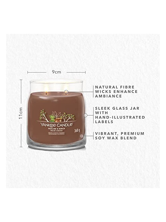 Yankee Candle Candela Profumata Unisex Pralina Betulla 368g