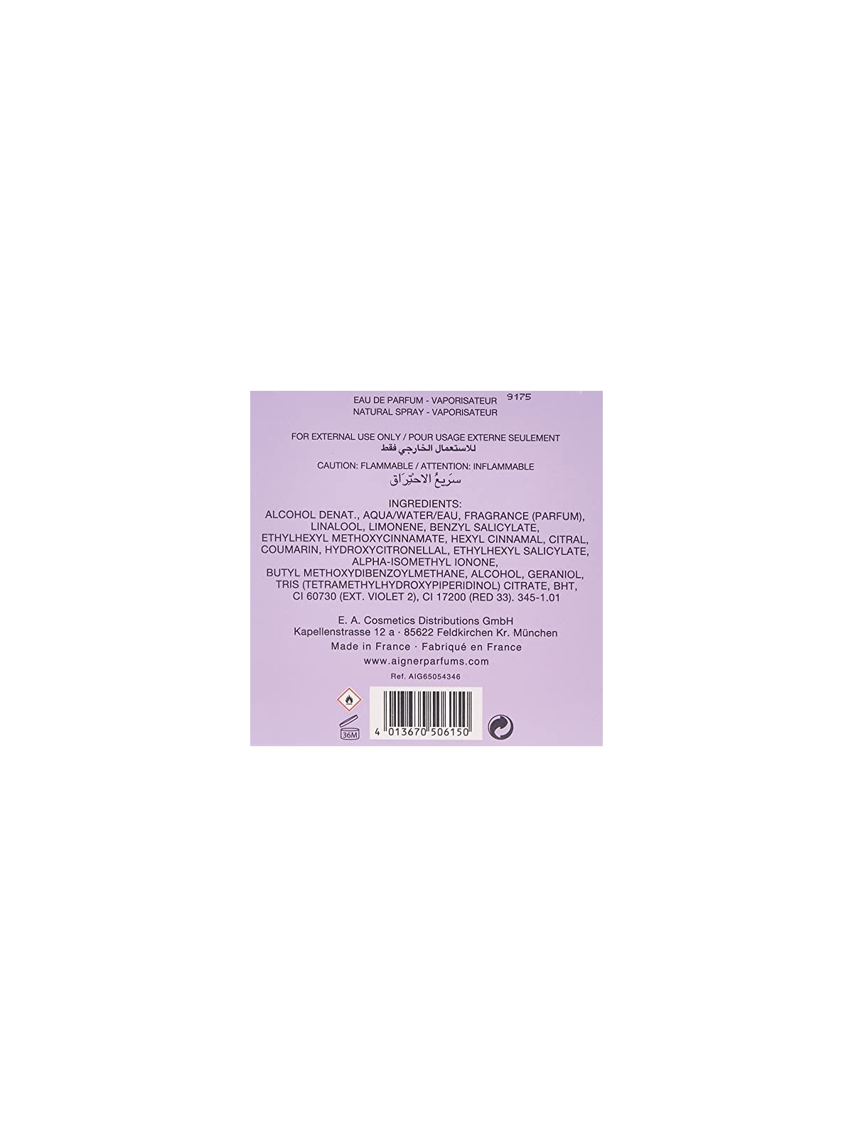 Aigner Starlight Eau De Parfum 100 ml woman