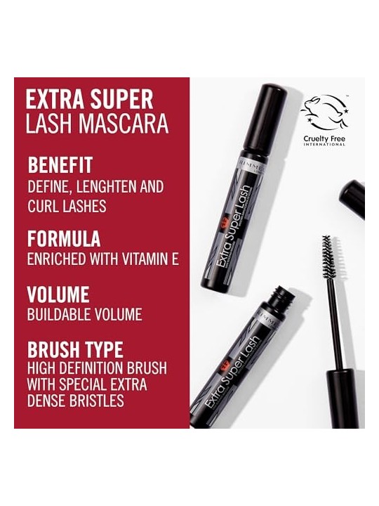 Rimmel Extra Super Lash Mascara 8 ml 102 Brown Black