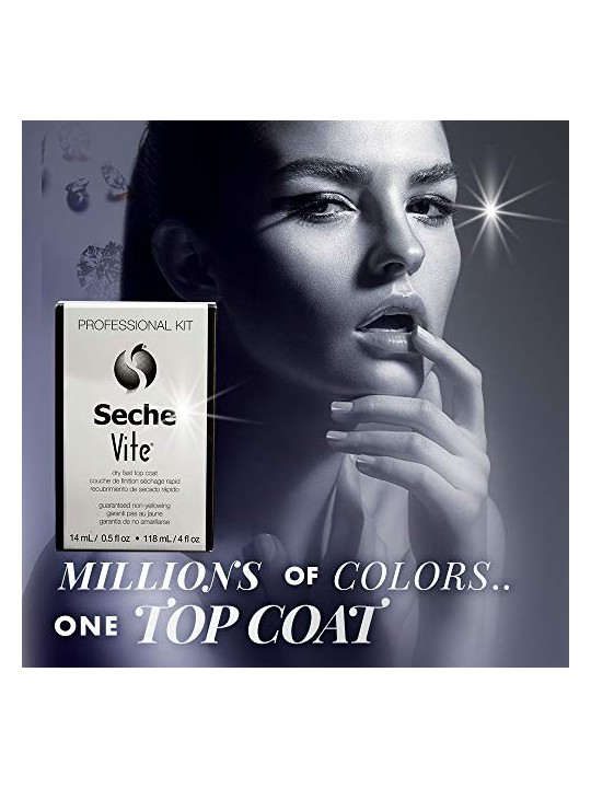 Seche TOP COAT ASCIUGATURA RAPIDA set 2 unit unisex
