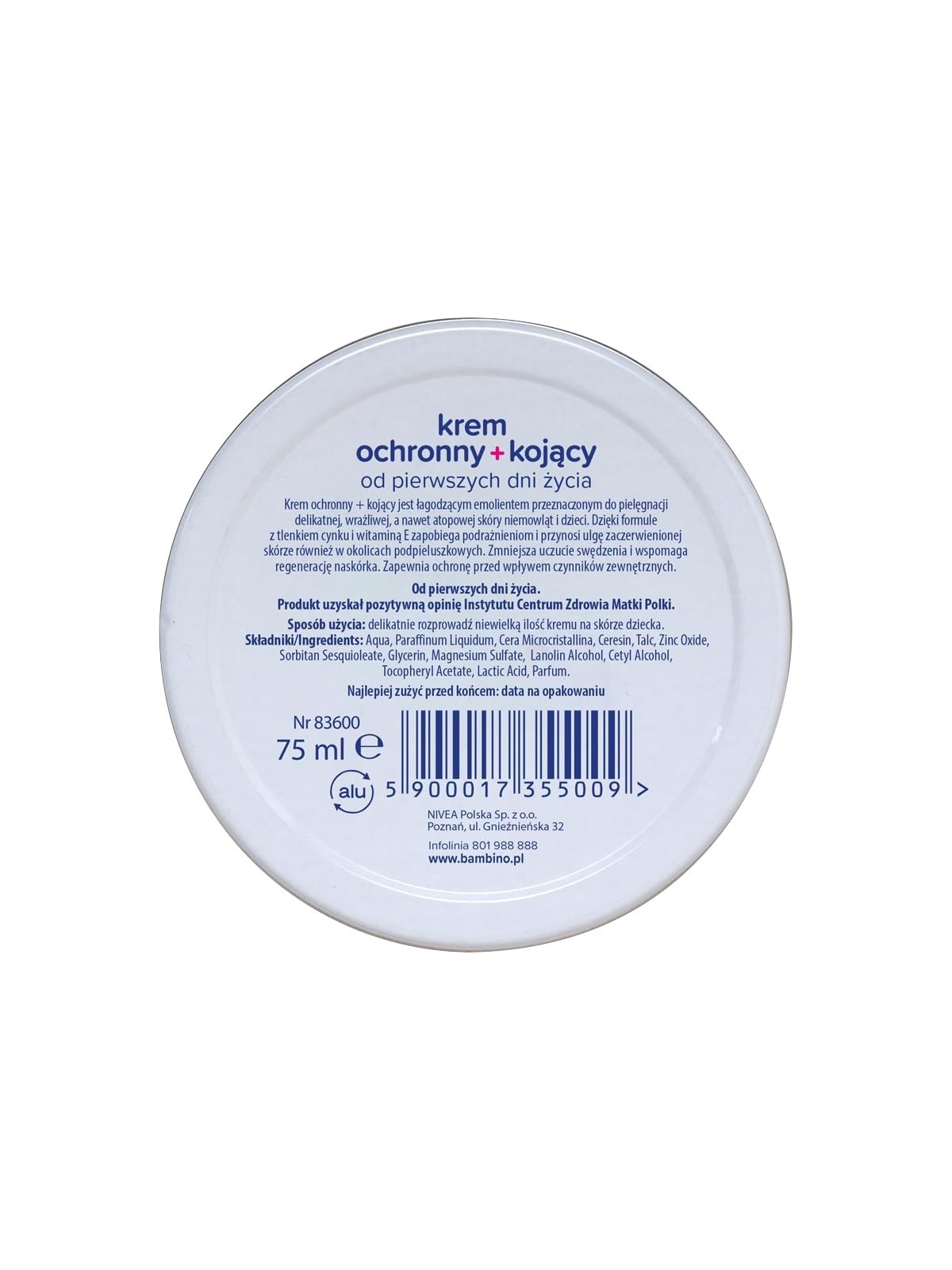 Crema protettiva  lenitiva fin dai primi giorni di vita 75ml