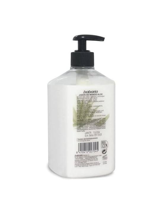 Sapone Babaria Aloe Vera 500ml: idrata e deterge delicatamente