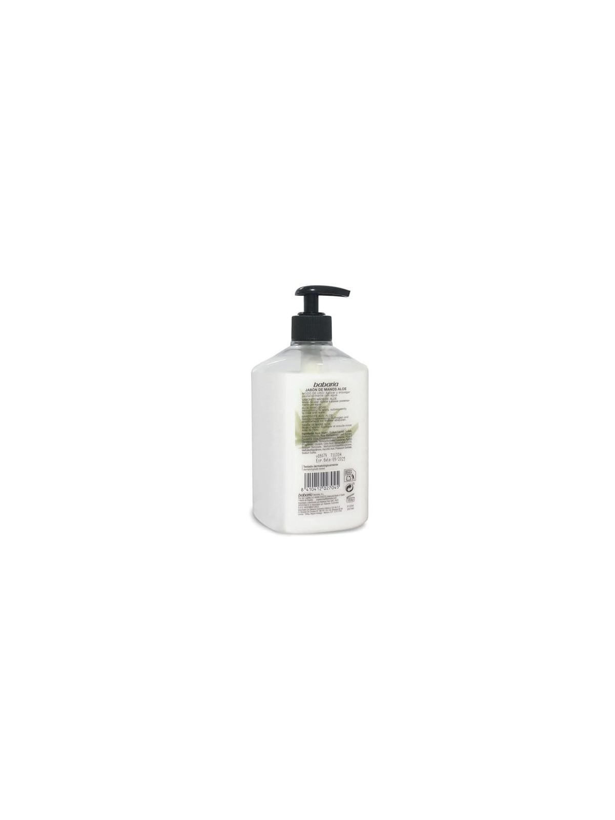 Sapone Babaria Aloe Vera 500ml: idrata e deterge delicatamente