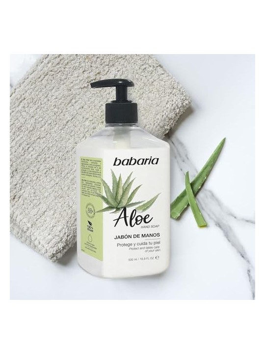 Sapone Babaria Aloe Vera 500ml: idrata e deterge delicatamente