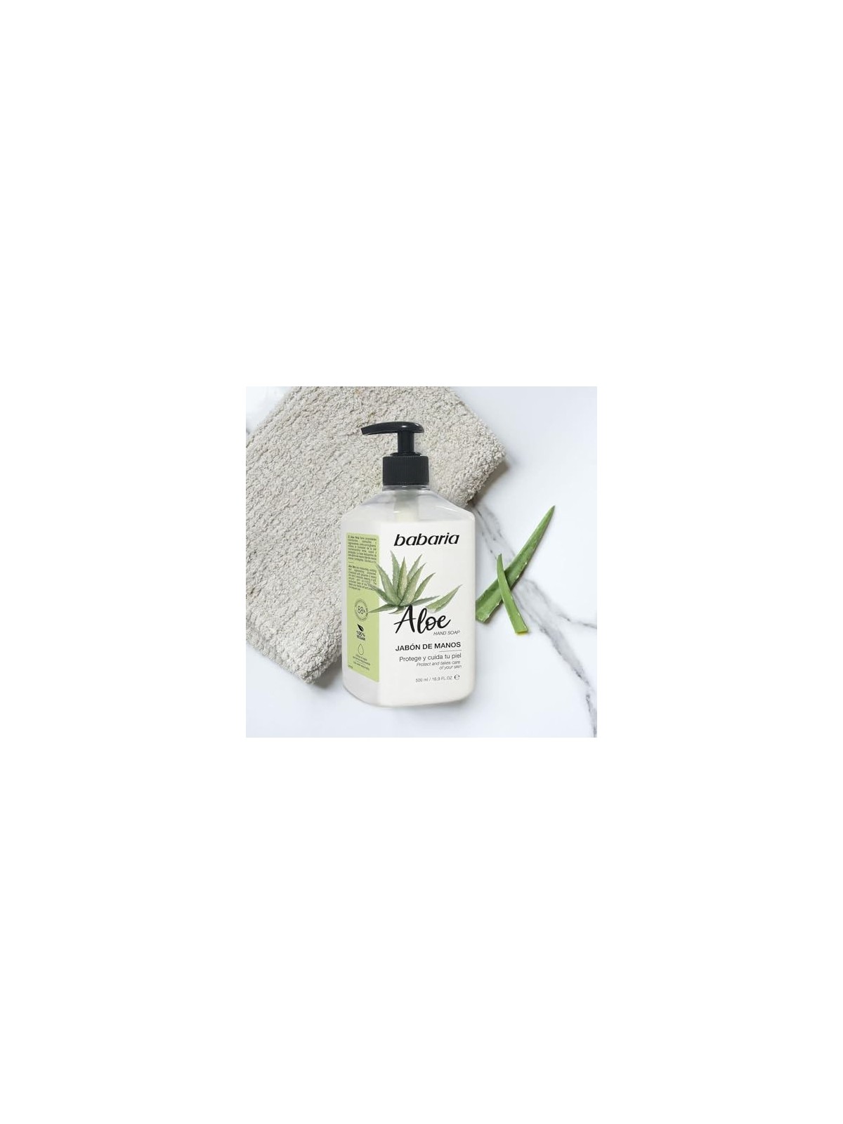 Sapone Babaria Aloe Vera 500ml: idrata e deterge delicatamente