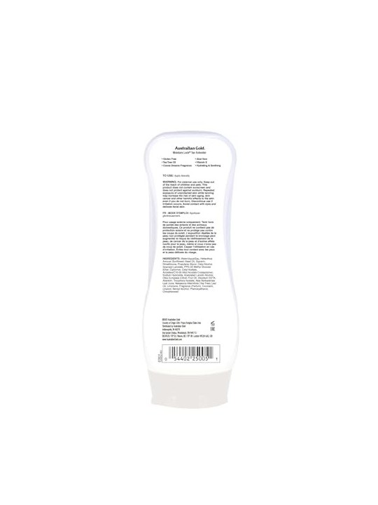 Australian Gold Moisture Lock Tan Extender Cream 237ml Numero 1 Fragrance - With Aloe And Vitamin E-Ultra Hydrating Formula