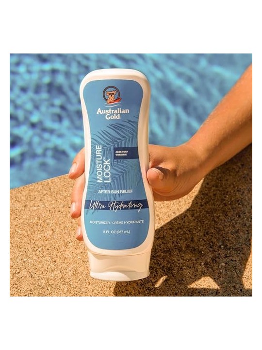 Australian Gold Moisture Lock Tan Extender Cream 237ml Numero 1 Fragrance - With Aloe And Vitamin E-Ultra Hydrating Formula