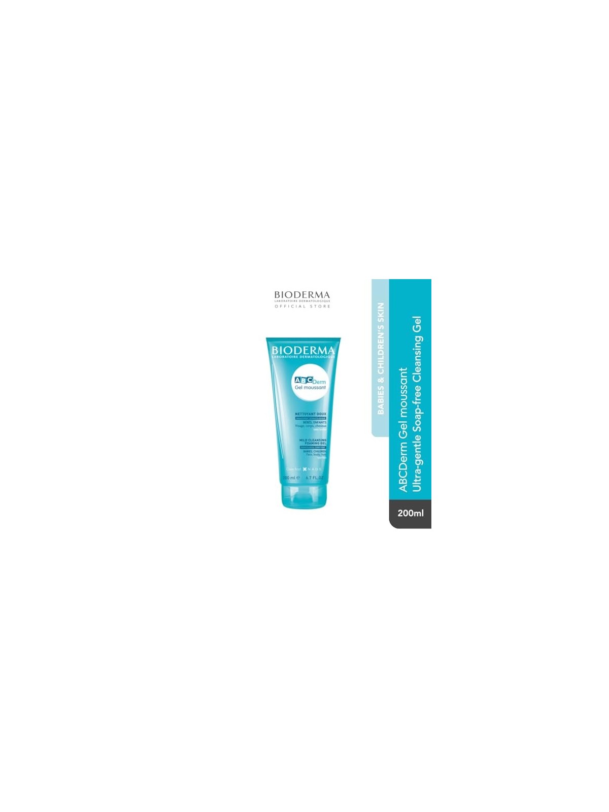 Bioderma ABCDerm Moussant Tube unisex 200ml