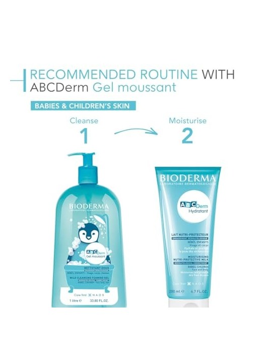 Bioderma ABCDerm Moussant Tube unisex 200ml