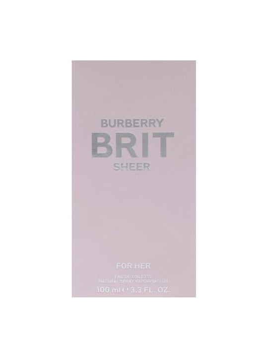 Burberry Brit Sheer Eau De Toilette 100ml