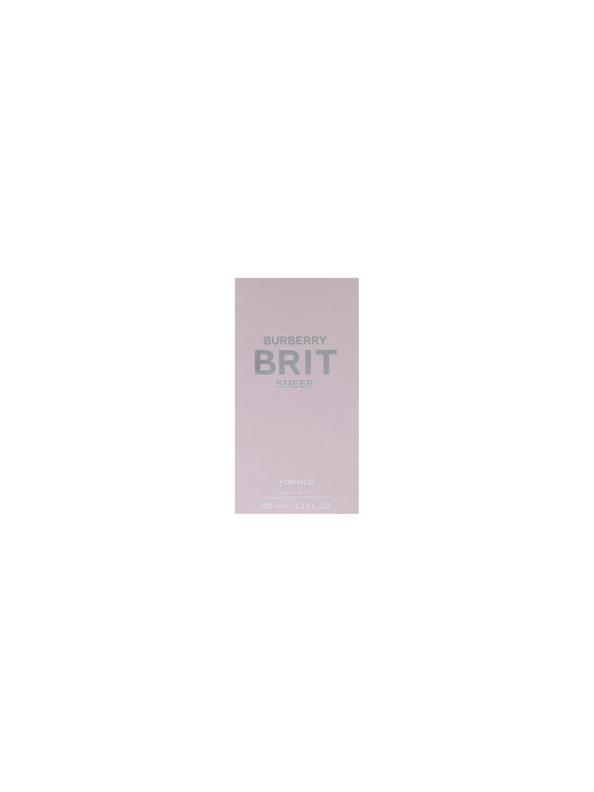 Burberry Brit Sheer Eau De Toilette 100ml
