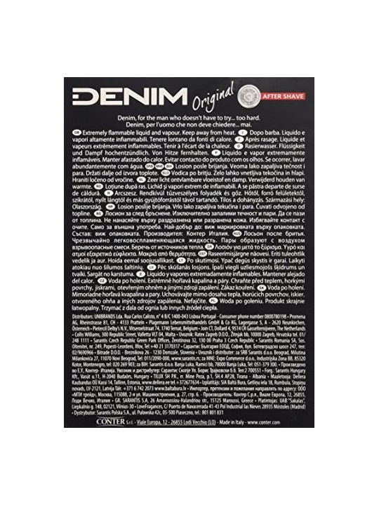 Denim Dopobarba originale uomo 100ml