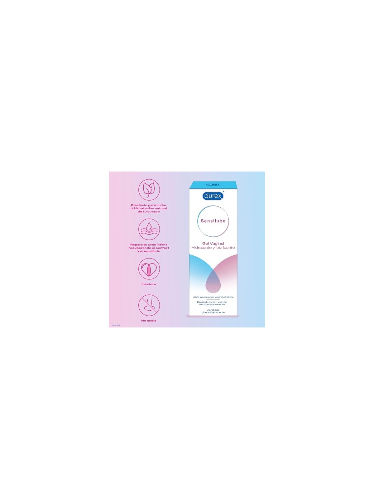 Durex SENSILUBE gel idratante e lubrificante vaginale 40ml donna