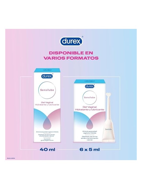 Durex SENSILUBE gel idratante e lubrificante vaginale 40ml donna