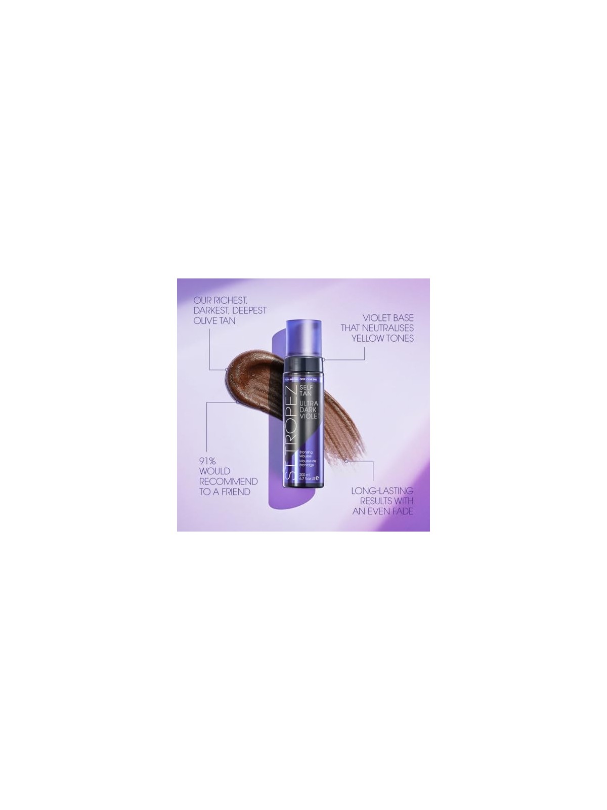 Mousse autoabbronzante donna 200ml
