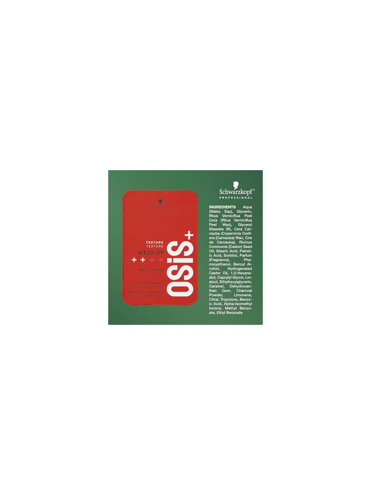Pasta Opaca Schwarzkopf Osis Mess Up Matte Paste 100ml