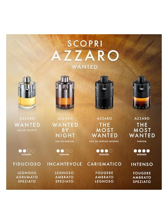 Azzaro WANTED eau de toilette Spray uomo 100ml