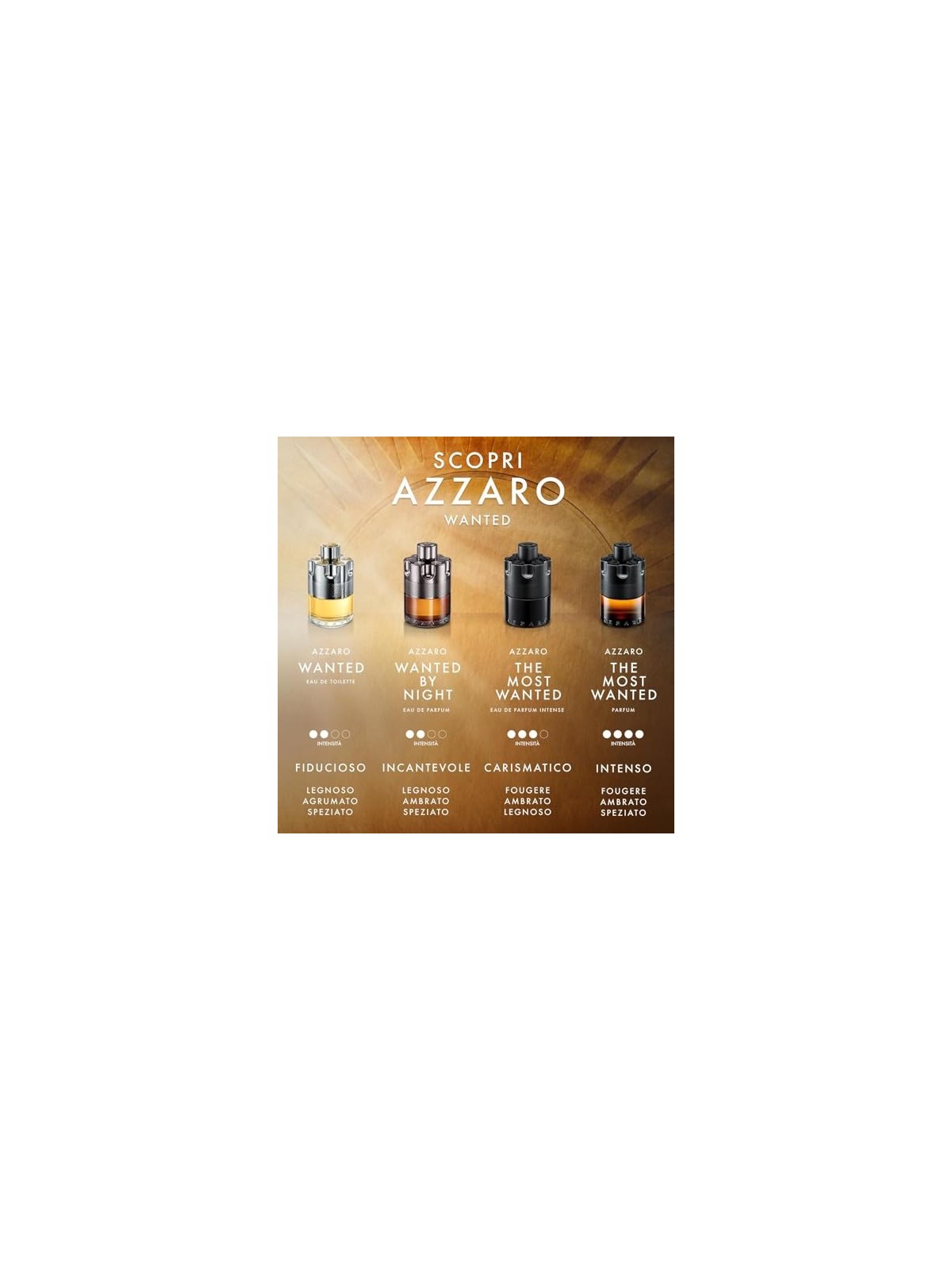 Azzaro WANTED eau de toilette Spray uomo 100ml