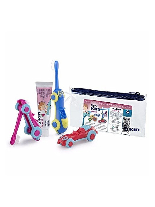 Kin FLUORKIN INFANTILE VIAGGIO AUTO set 3 unit unisex
