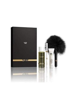 YES FOR LOV SET Love Box set olio da massaggio 30ml dadi gioco erotico gel stimolante per donna 10g fascia in raso