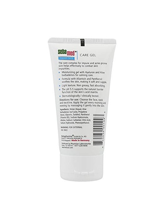 Gel trasparente per la cura del viso donna 50ml