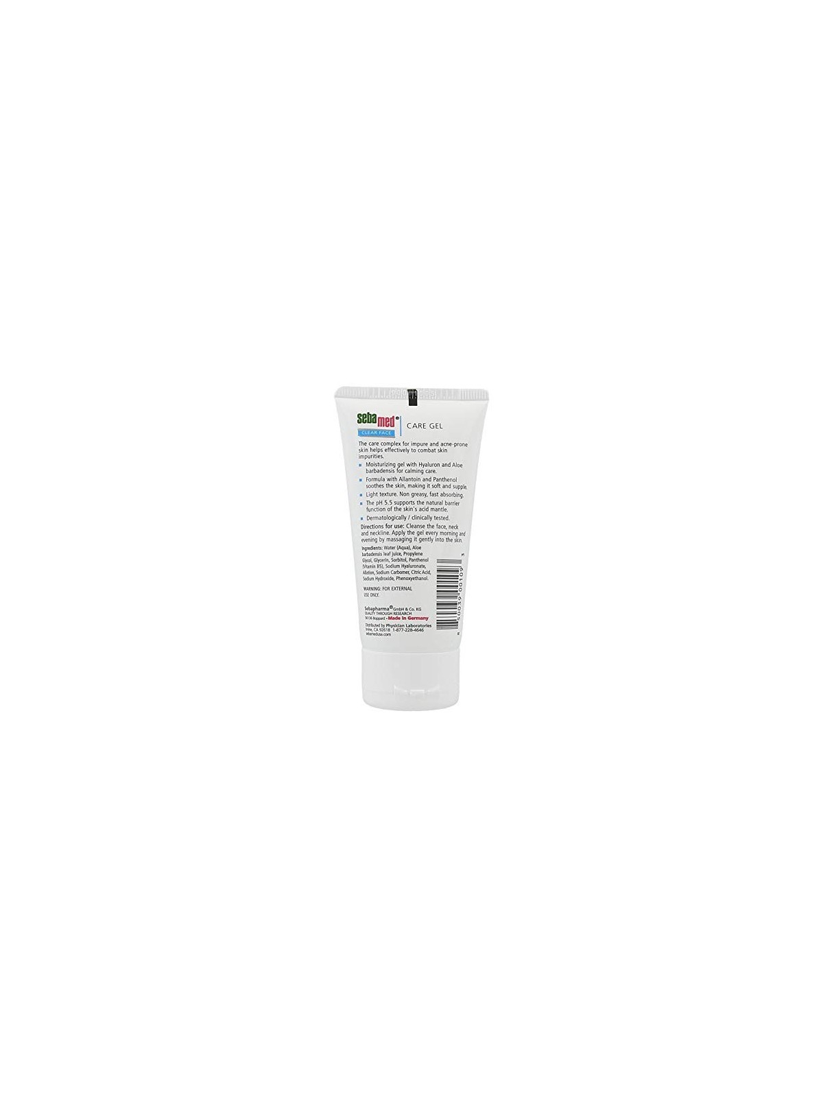 Gel trasparente per la cura del viso donna 50ml