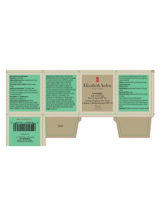Elizabeth Arden Crema contorno occhi lifting e rassodante Advanced Ceramide Lift and Firm Eye Cream 15ml donna Elizabeth Arden w