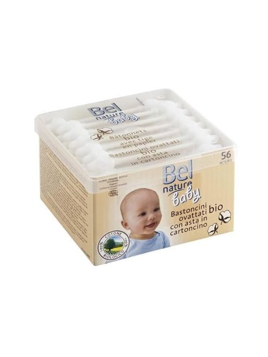 Bastoncini sicurezza cotone Bel NATURE ECOCERT